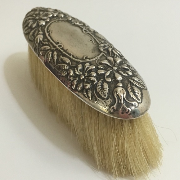 Mauser Pre 1903 Unicorn Sterling Repoussé Brush - Picture 7 of 8